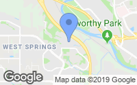 Map of Calgary, AB