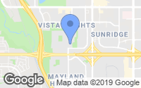 Map of Calgary, AB