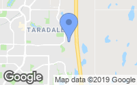 Map of Calgary, AB