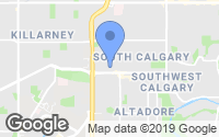 Map of Calgary, AB