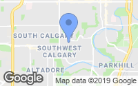 Map of Calgary, AB