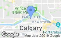 Map of Calgary, AB