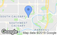 Map of Calgary, AB