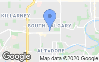 Map of Calgary, AB